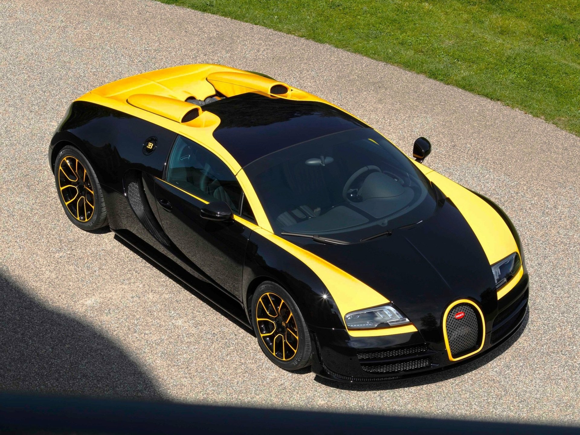 Bugatti Veyron Grand Sport Roadster Vitesse Fond d écran HD Arrière