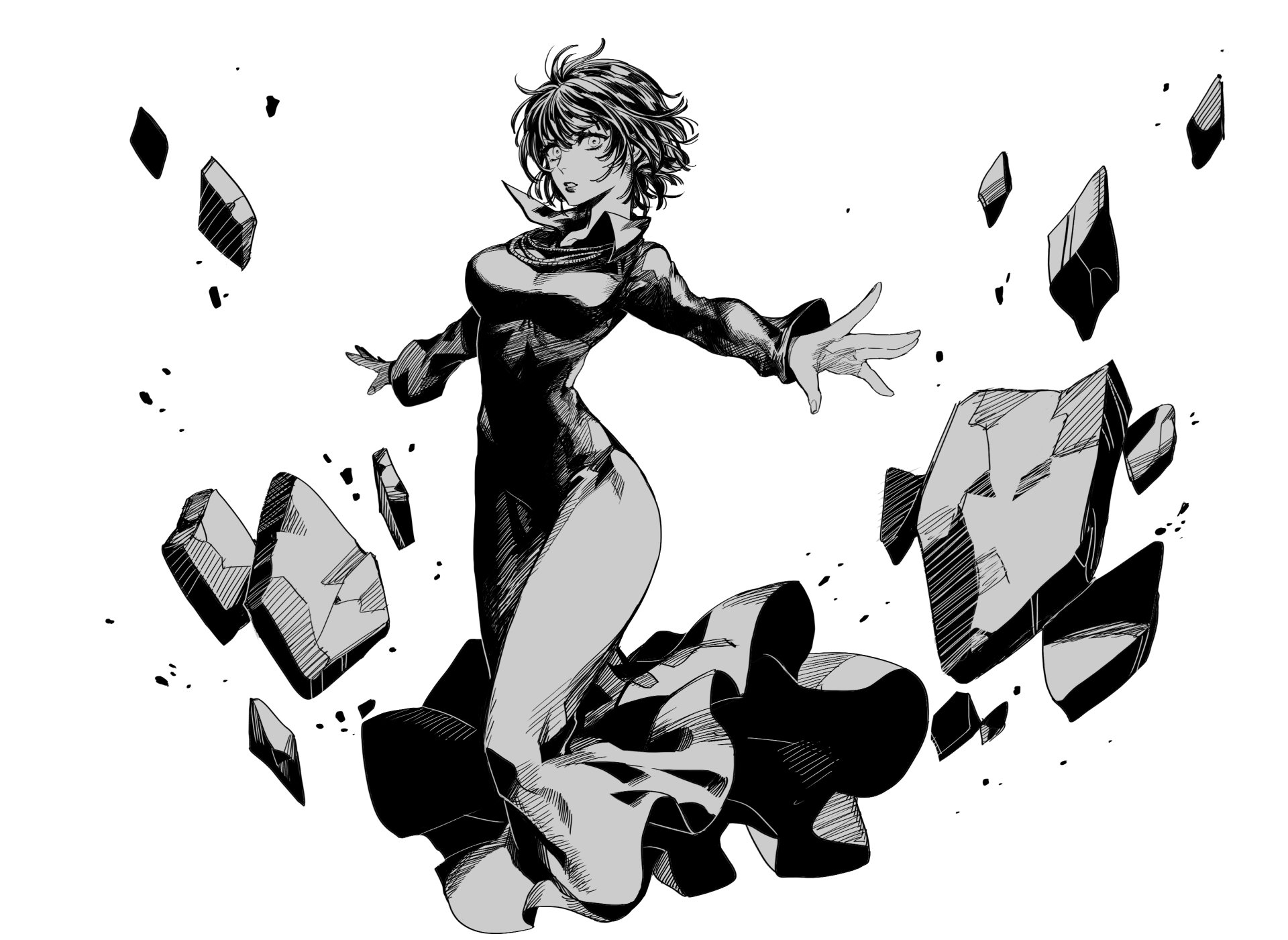 Fubuki Hd Wallpaper One Punch Man Anime Artwork