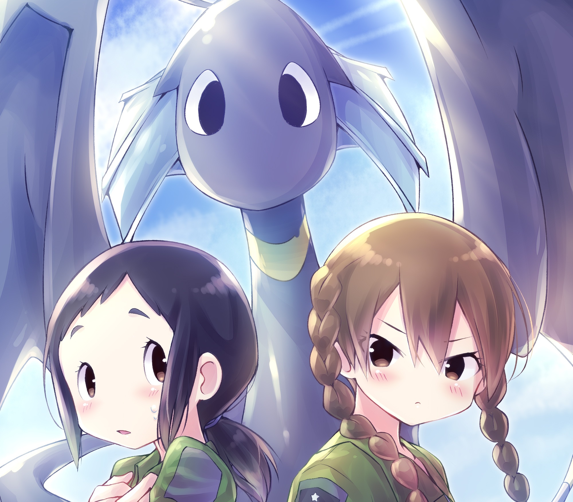 Anime Dragon Pilot: Hisone and Masotan HD Wallpaper | Background Image