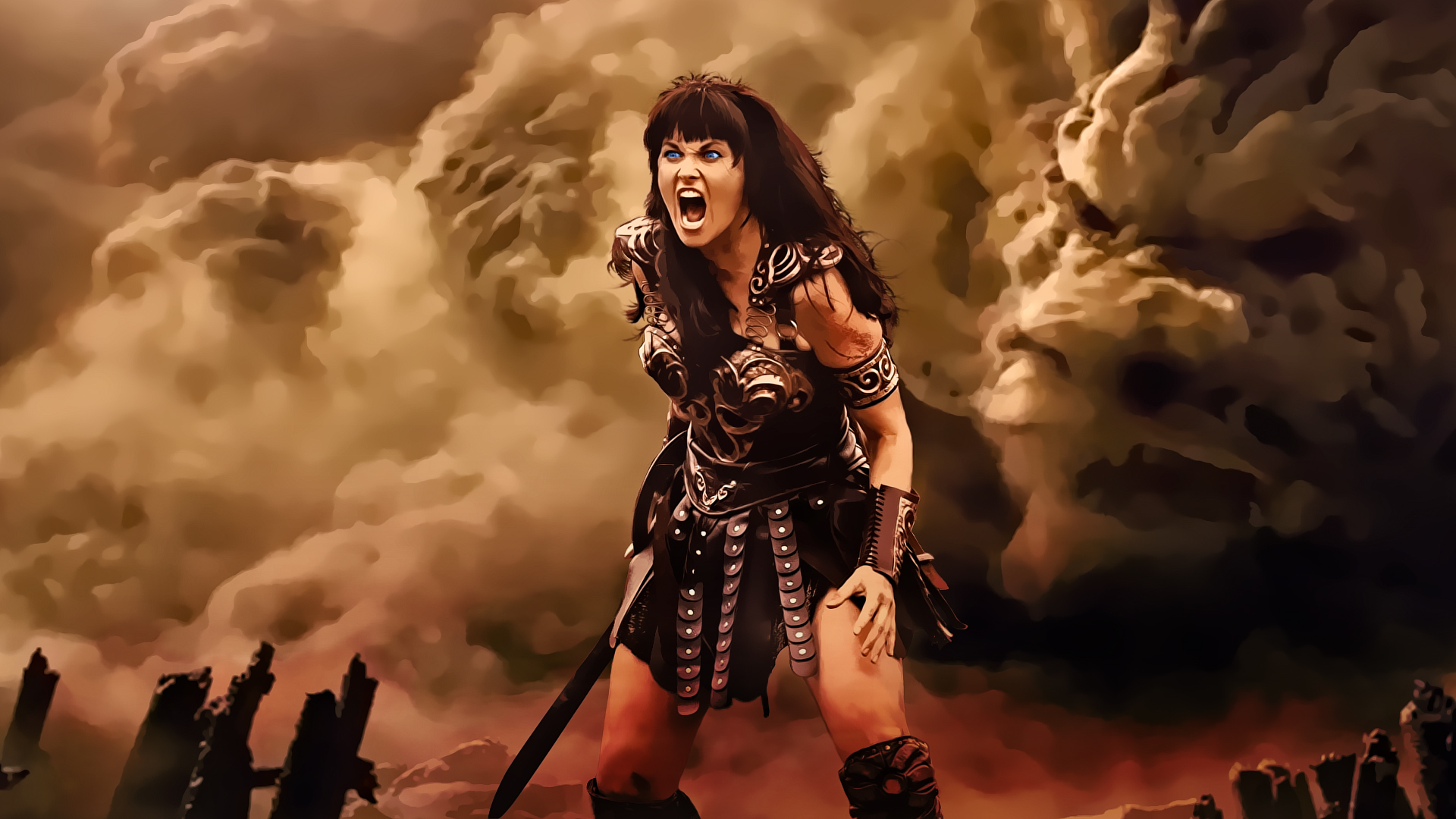 TV Show Xena: Warrior Princess HD Wallpaper Background Image. 