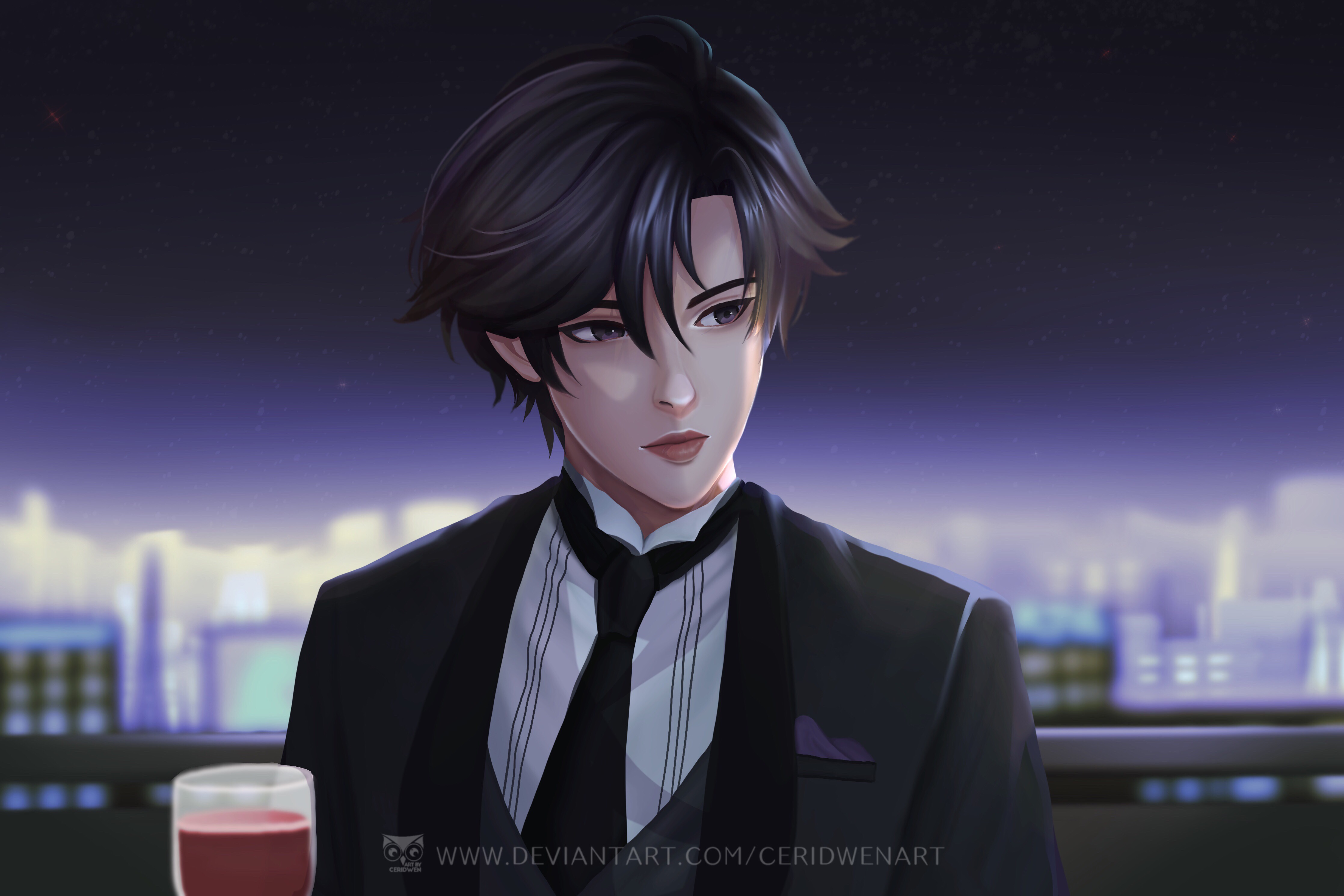 Download Jumin Han Anime Mystic Messenger 4k Ultra HD Wallpaper By 