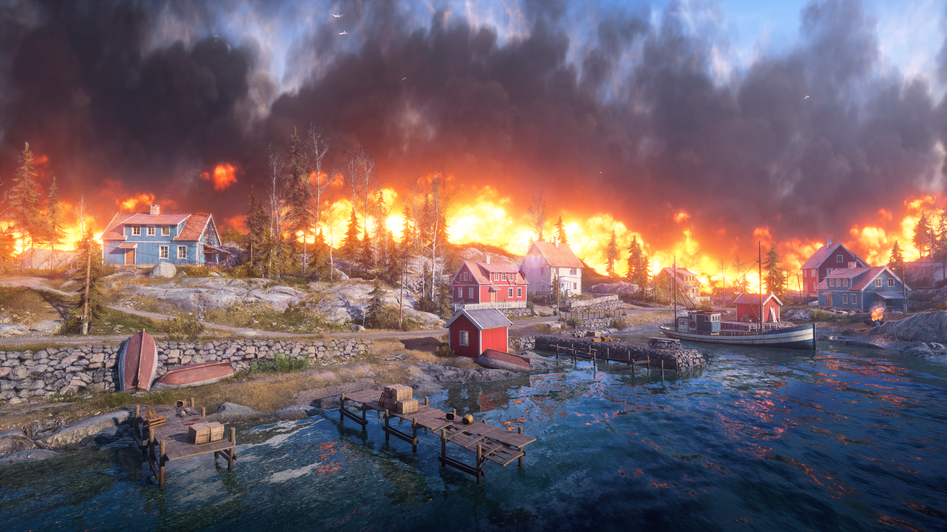 Download Video Game Battlefield V Natural Disaster 4k Ultra HD Wallpaper