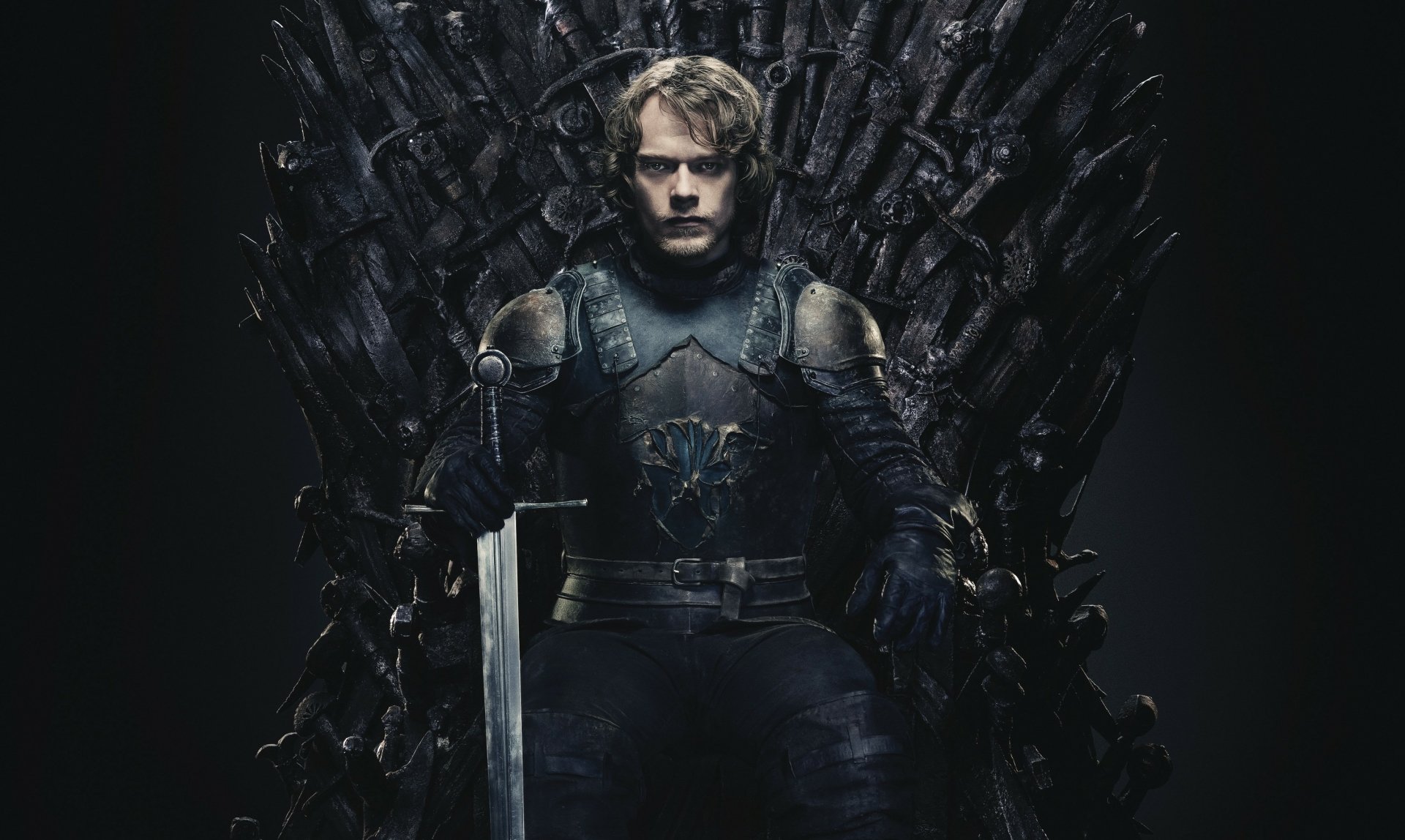 Download Alfie Allen Theon Greyjoy TV Show Game Of Thrones Iron Throne HD Wallpaper