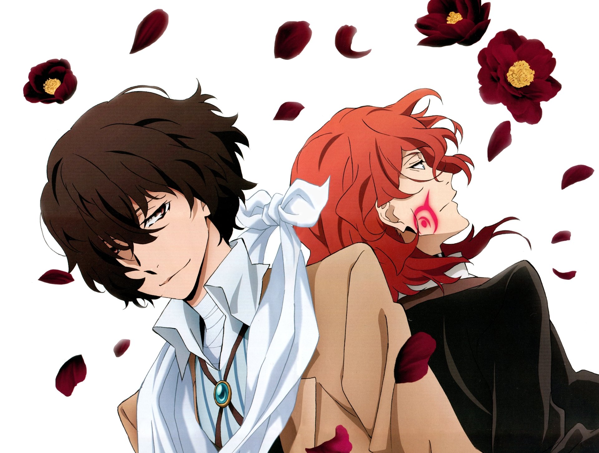 Download Osamu Dazai Chuuya Nakahara Anime Bungou Stray Dogs 8k Ultra ...