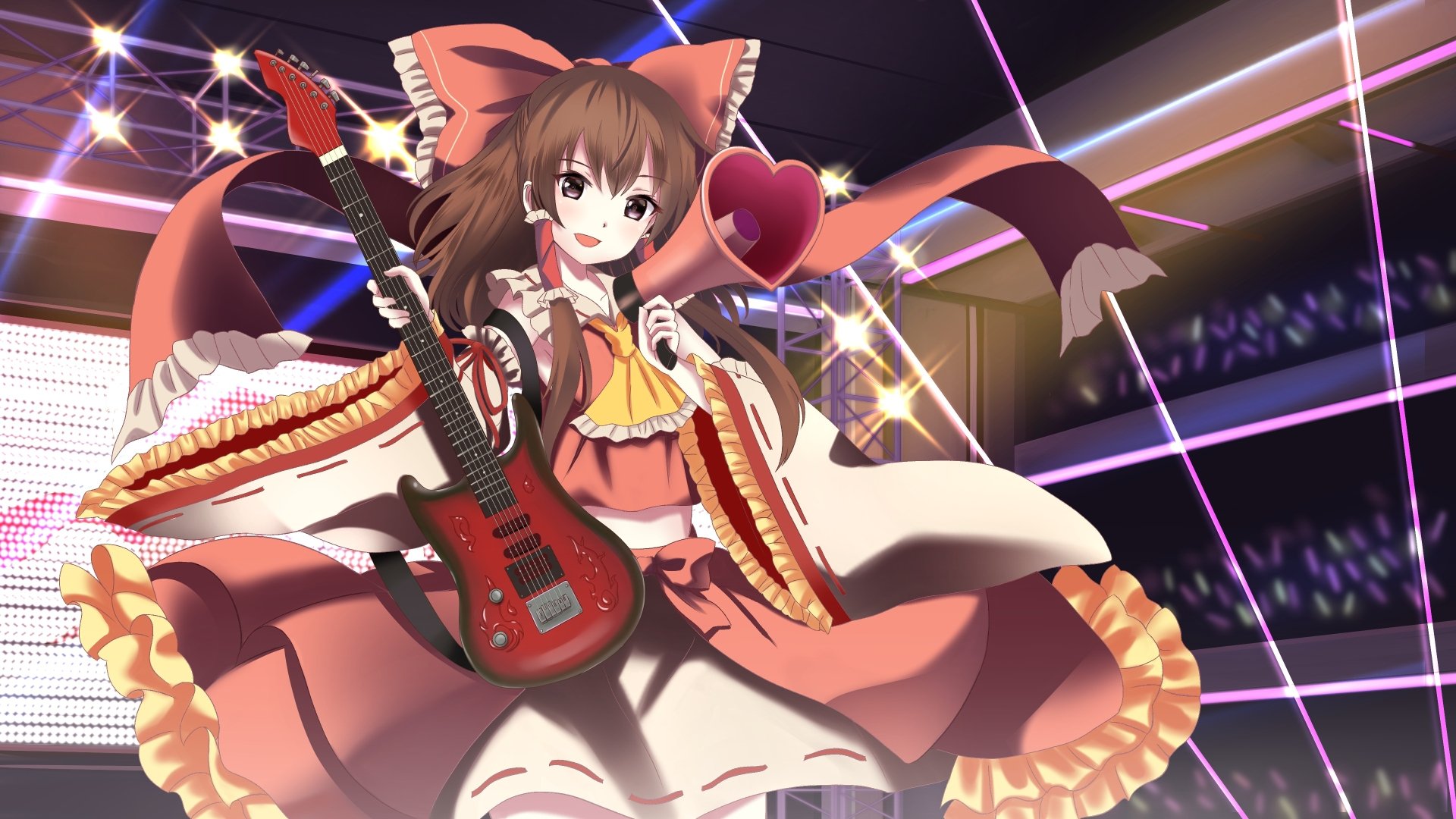 Download Reimu Hakurei Anime Touhou 4k Ultra HD Wallpaper by まんじろう