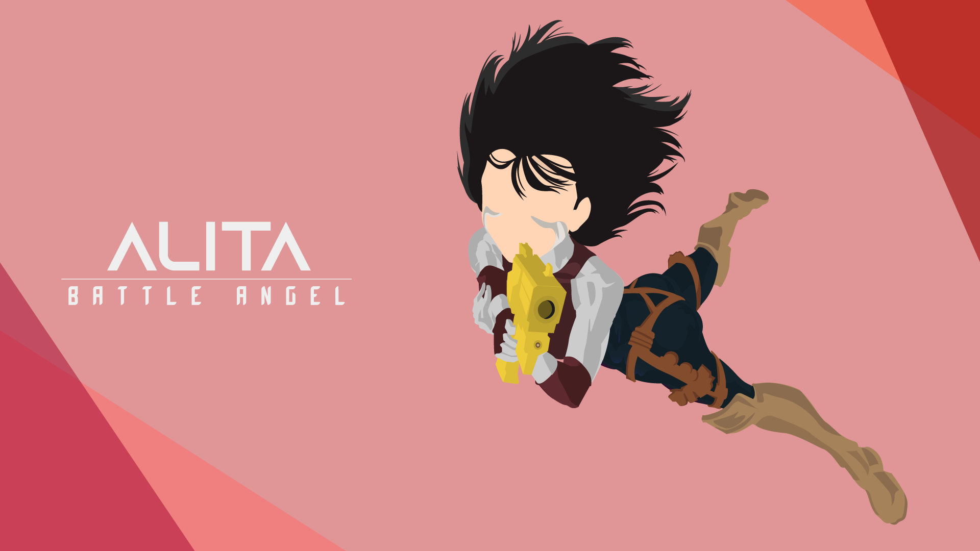Download Alita (Alita: Battle Angel) Minimalist Movie Alita: Battle Angel 4k Ultra HD Wallpaper by TunEvah
