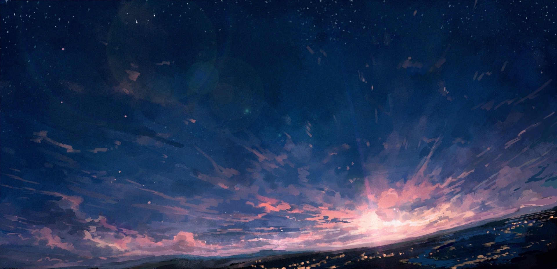 Dawn of Anime Sky HD by Axle