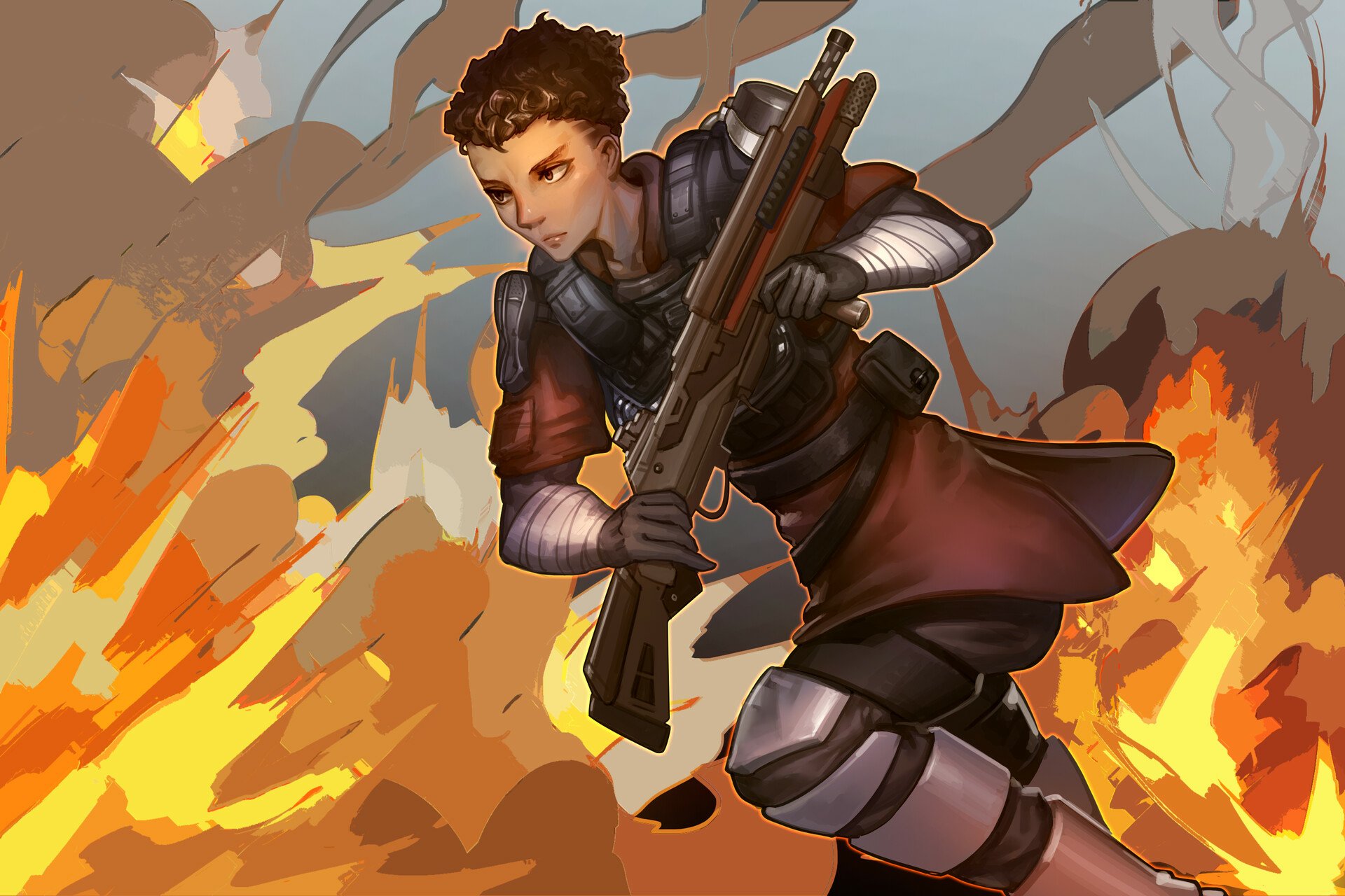 Download Bangalore (Apex Legends) Video Game Apex Legends HD Wallpaper by Lee Antonio
