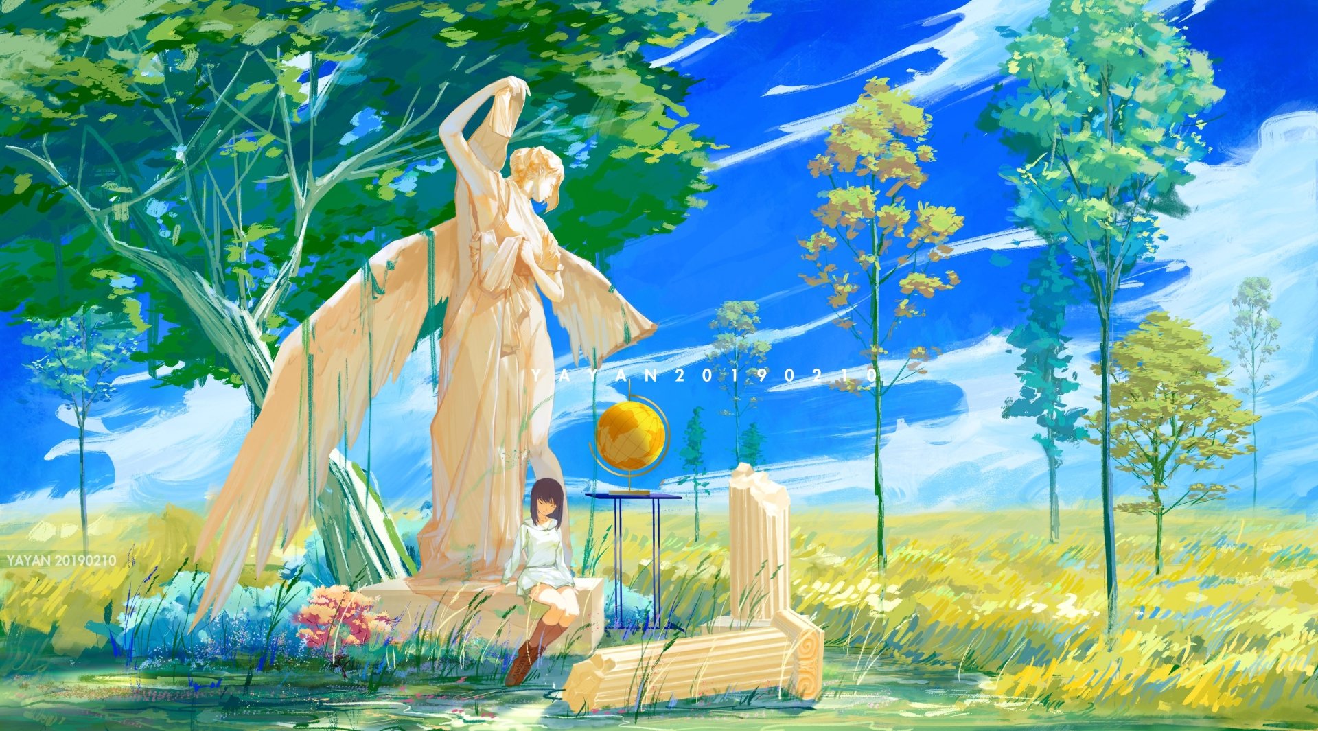 Download Anime Original 4k Ultra HD Wallpaper by 哑言