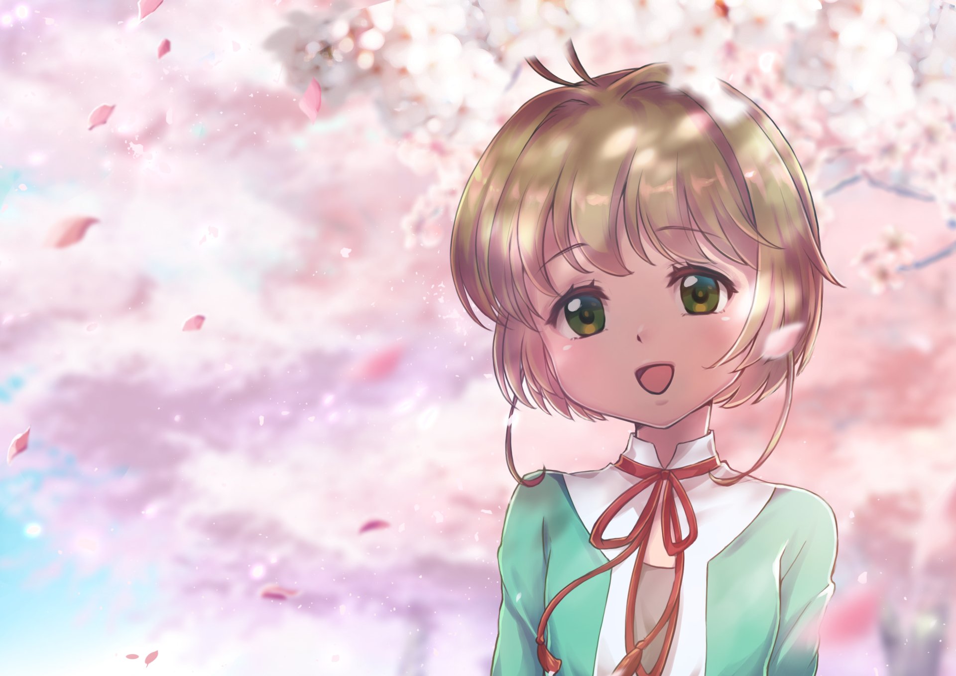 Download Sakura Kinomoto Anime Cardcaptor Sakura HD Wallpaper by なかまつえり