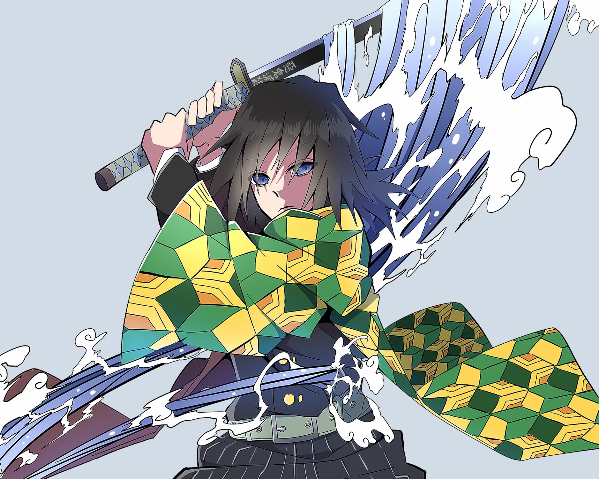 Download Giyuu Tomioka Anime Demon Slayer: Kimetsu No Yaiba HD Wallpaper by ラッド