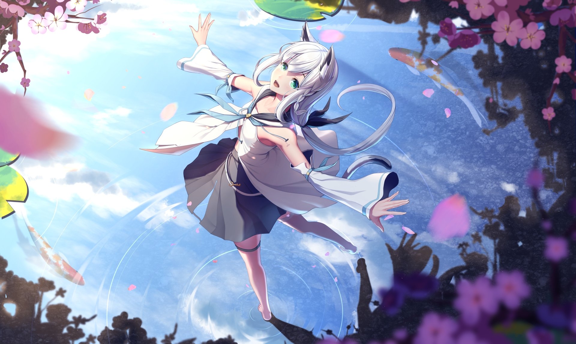 3 Shirakami Fubuki HD Wallpapers | Background Images - Wallpaper Abyss