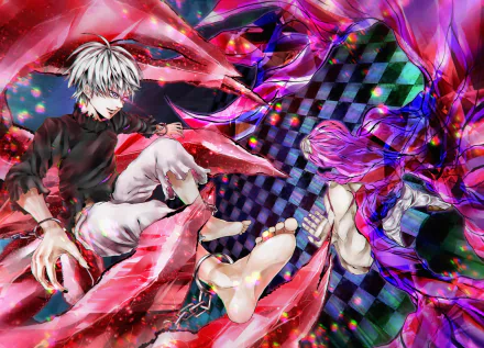 Yakumo Oomori Ken Kaneki Anime Tokyo Ghoul HD Desktop Wallpaper | Background Image