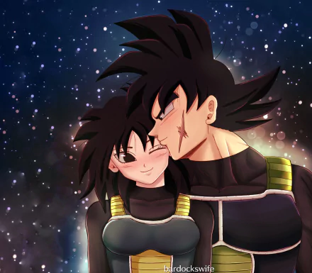  Bardock and Gine by sue