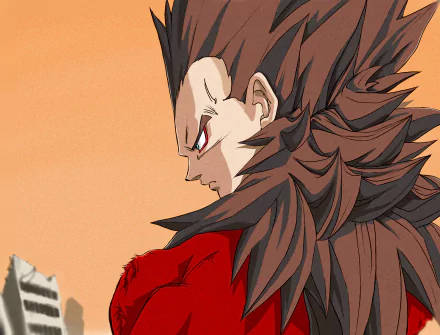 Vegeta SSJ4 by ドテキャベ