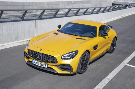 supercar yellow car car Mercedes-AMG Mercedes-AMG GT vehicle Mercedes-AMG GT S HD Desktop Wallpaper | Background Image