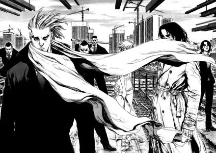 San-ki Lee Kae-Lyn Kim Park Tae-Soo Ken Kitano Anime Sun-Ken Rock HD Desktop Wallpaper | Background Image