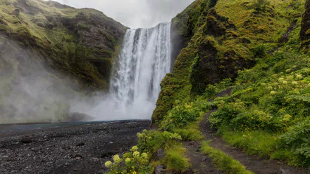  Skogafoss Waterfall in Iceland