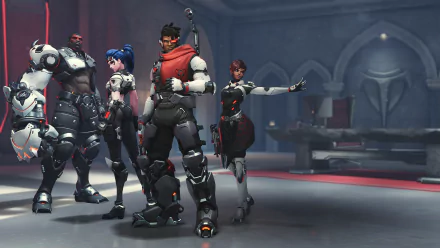 Sombra (Overwatch) Doomfist (Overwatch) Widowmaker (Overwatch) Baptiste (Overwatch) video game Overwatch HD Desktop Wallpaper | Background Image