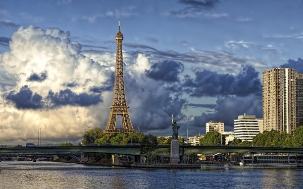 Man Made Eiffel Tower Monuments HD Wallpaper | Background Image