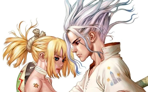 Anime Dr. Stone Senku Ishigami Kohaku HD Wallpaper | Background Image