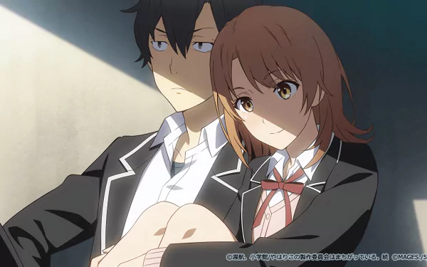 Iroha Isshiki Hachiman Hikigaya Anime My Teen Romantic Comedy SNAFU HD Desktop Wallpaper | Background Image