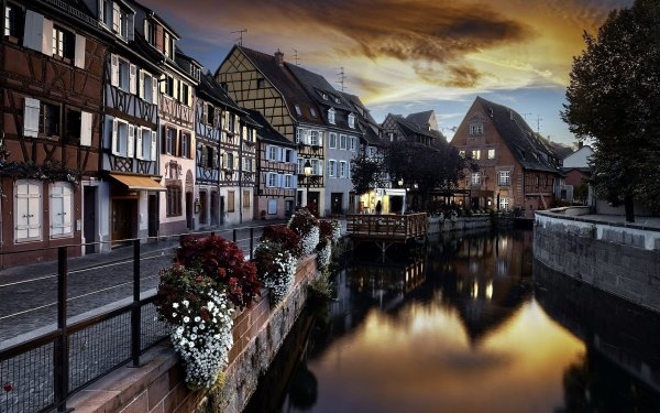 Man Made Colmar Towns France HD Wallpaper | Background Image