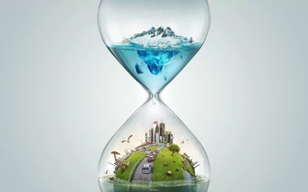hourglass holiday Earth Day HD Desktop Wallpaper | Background Image