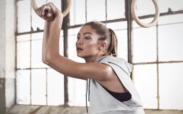 brunette American model Celebrity Gigi Hadid HD Desktop Wallpaper | Background Image