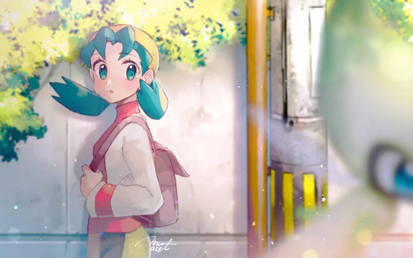 Kris (Pokémon) Celebi (Pokémon) video game Pokémon: Crystal Version HD Desktop Wallpaper | Background Image