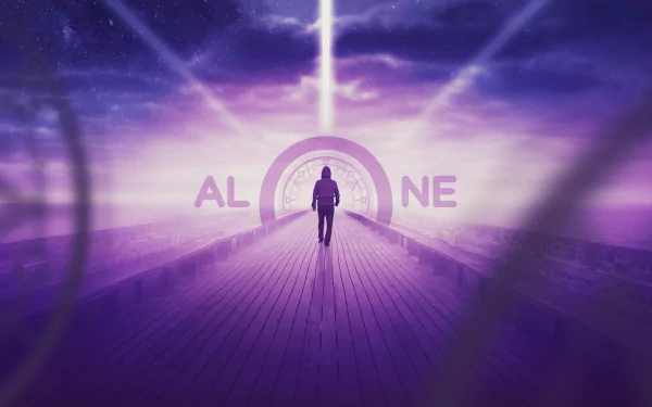 man alone HD Desktop Wallpaper | Background Image