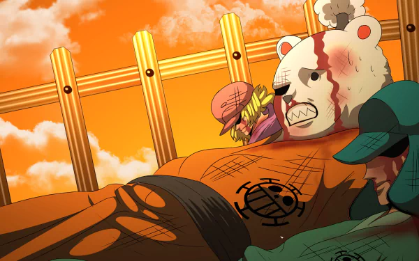 Bepo (One Piece) Penguin (One Piece) Shachi (One Piece) Anime One Piece HD Desktop Wallpaper | Background Image