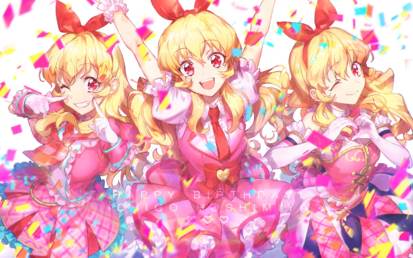 Ichigo Hoshimiya Anime Aikatsu! HD Desktop Wallpaper | Background Image