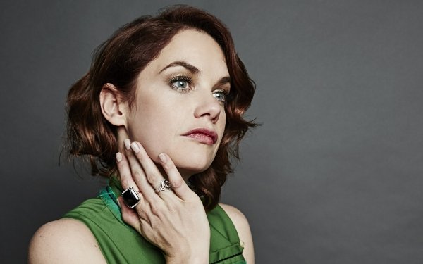 Celebrity Ruth Wilson Actress Face Blue Eyes Redhead Ring HD Wallpaper | Background Image