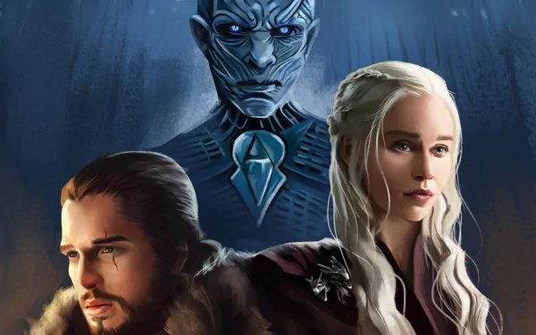 Daenerys Targaryen Jon Snow Night King (Game of Thrones) TV Show Game Of Thrones HD Desktop Wallpaper | Background Image