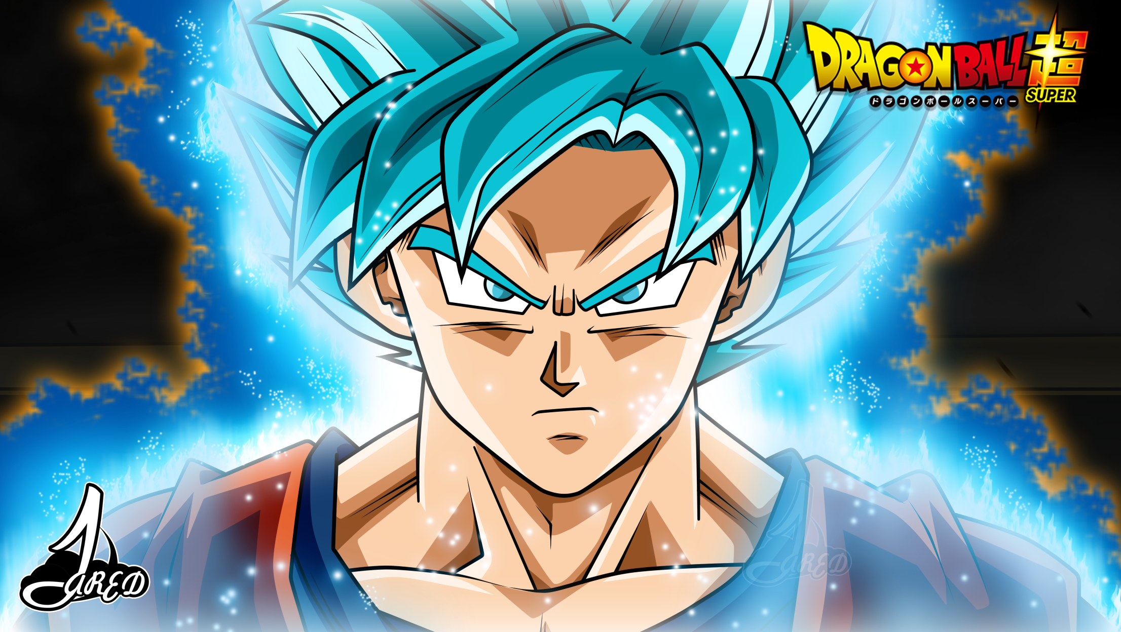 Goku Blue by jaredsongohan