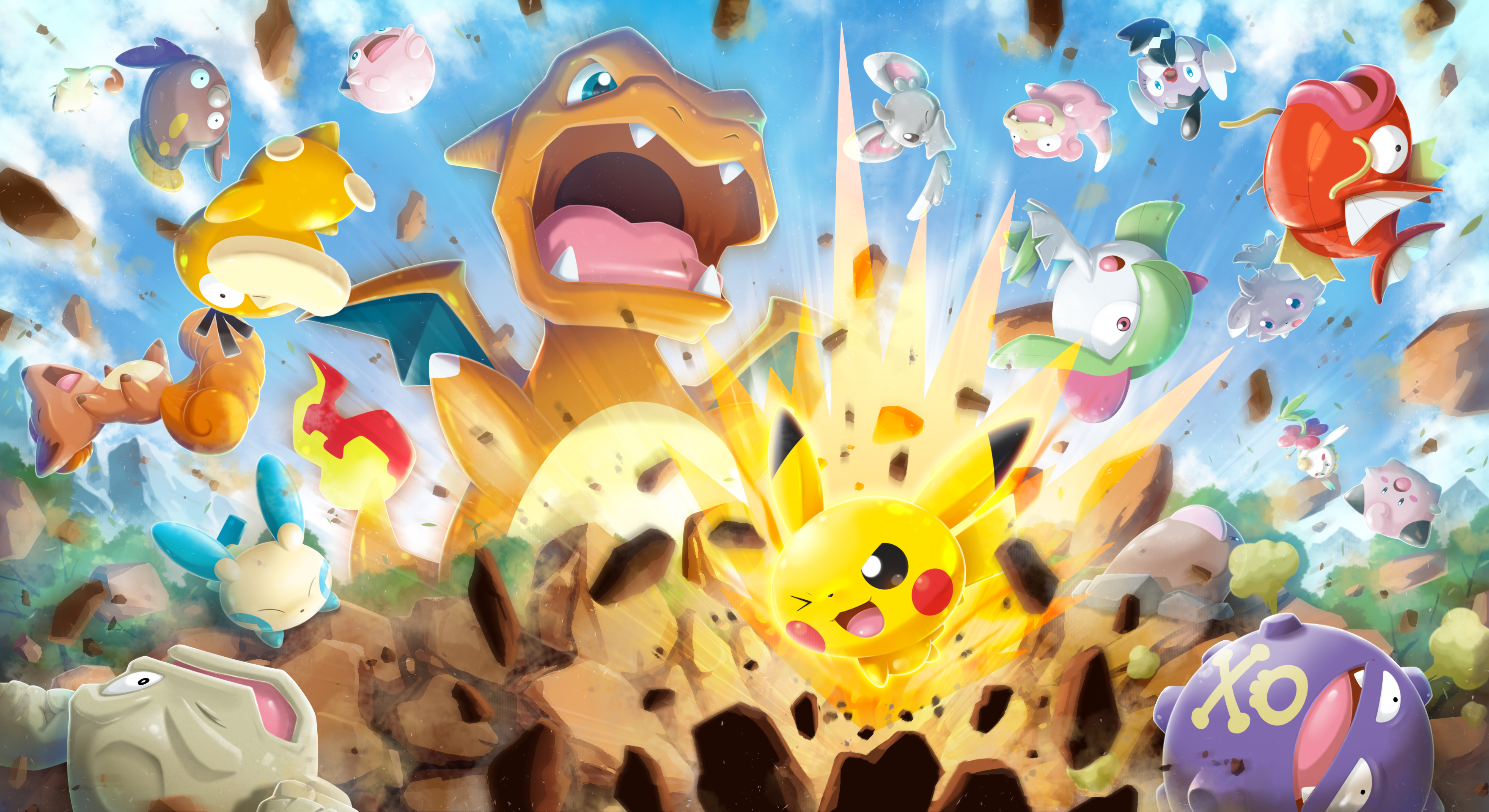Video Game Pokémon Rumble Rush HD Wallpaper | Background Image