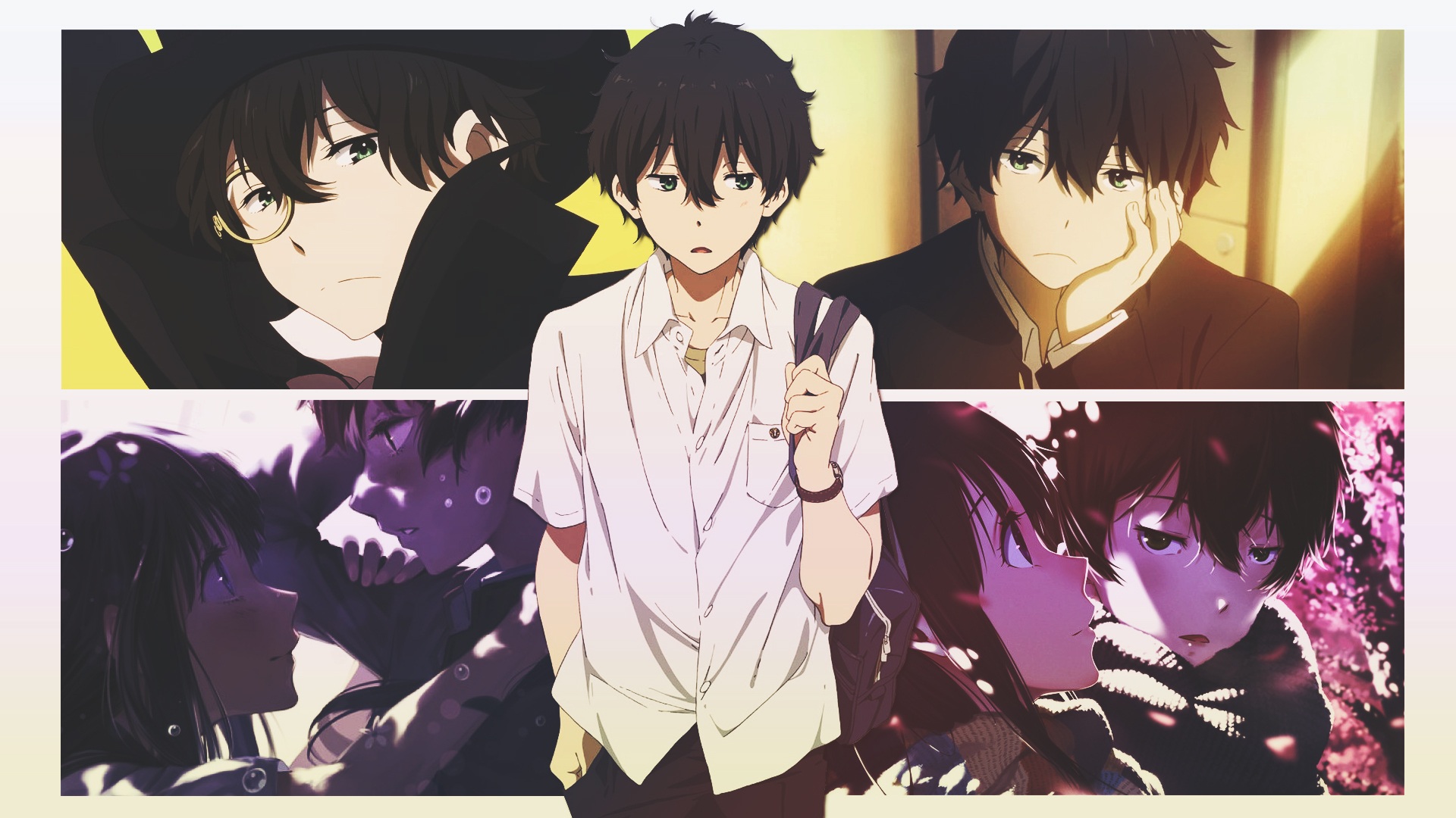 Download Cool Anime Boy PFP Hōtarō Oreki Wallpaper