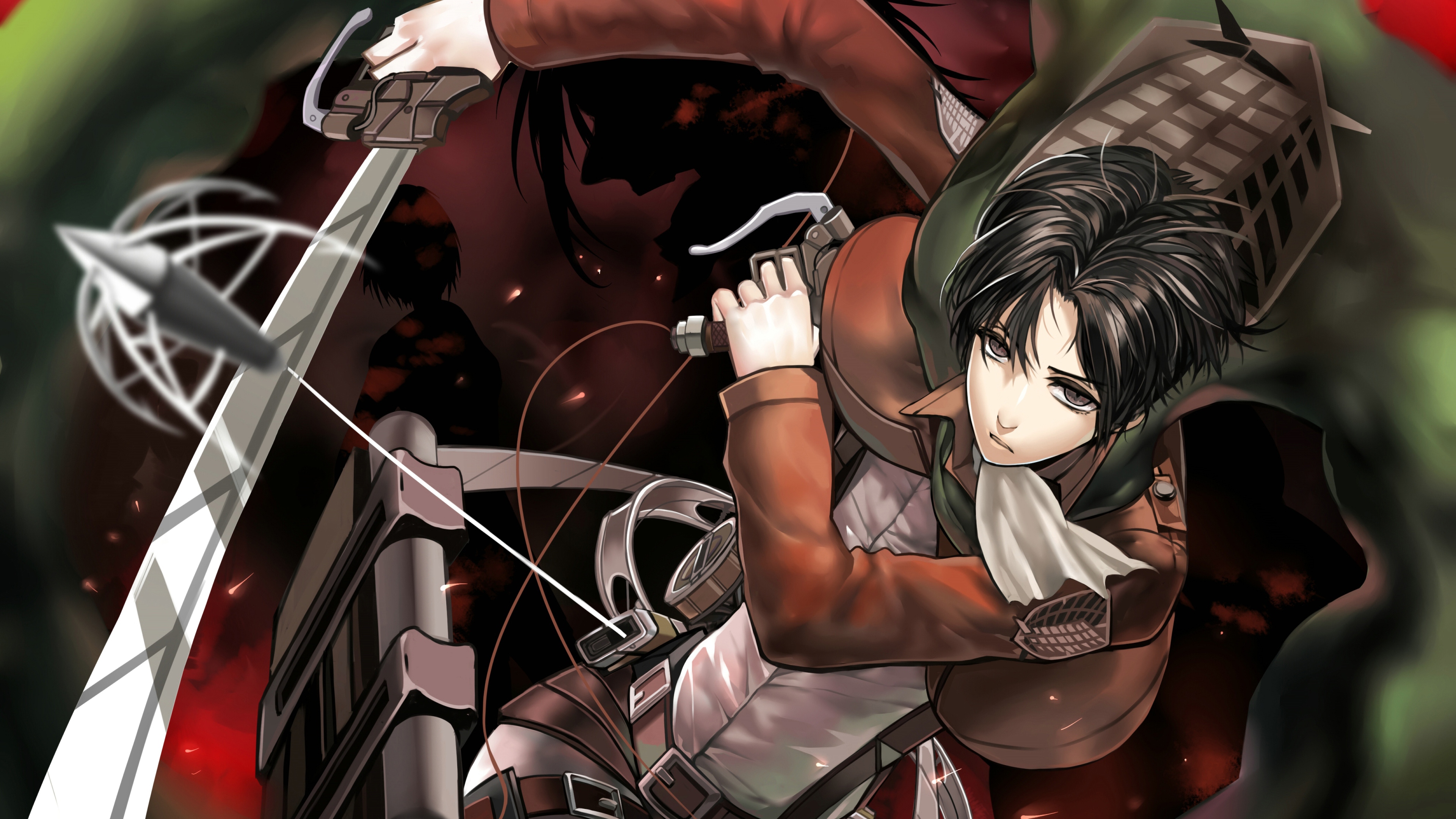 Download Levi Ackerman Anime Attack On Titan 4k Ultra HD Wallpaper by  Citemer Liu