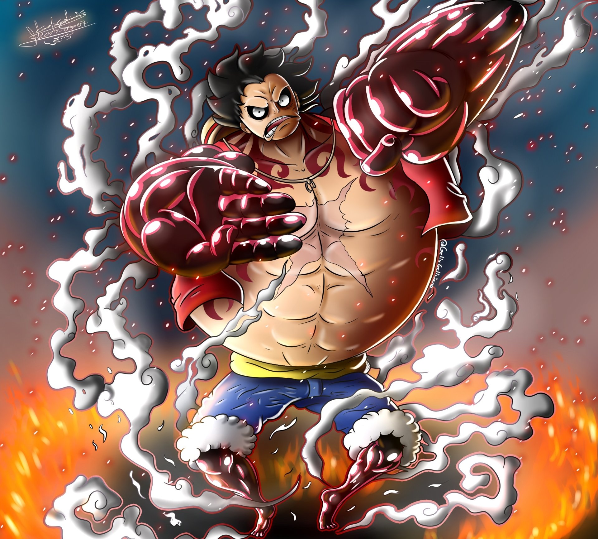 Luffy HD Wallpaper | Background Image | 2496x2248 | ID ...