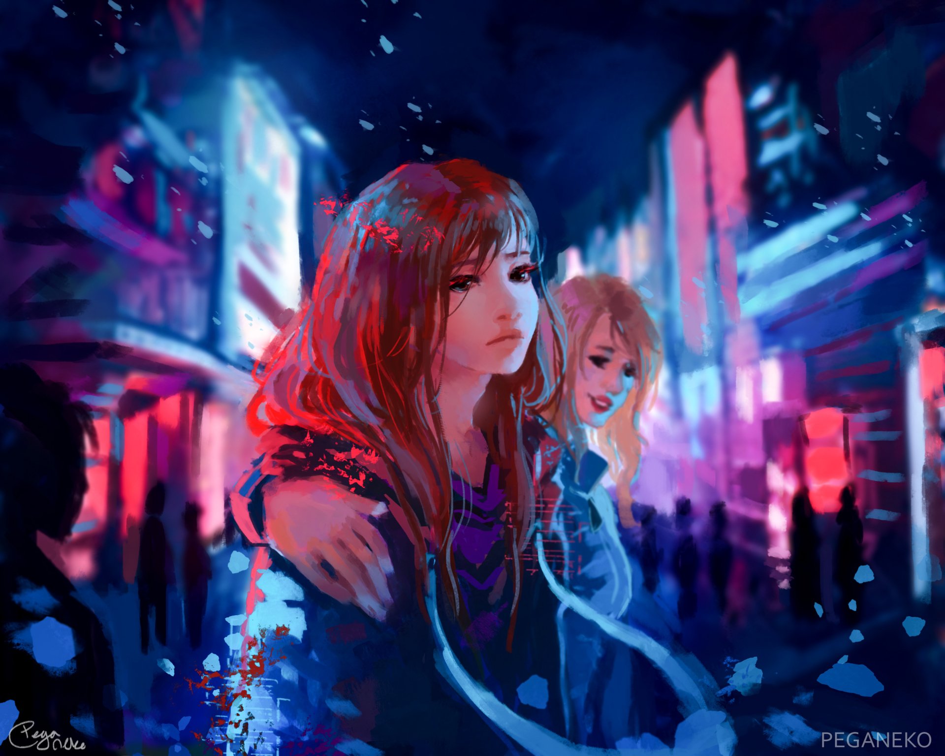 Download Red Hair Woman Artistic HD Wallpaper by Hannah Jones