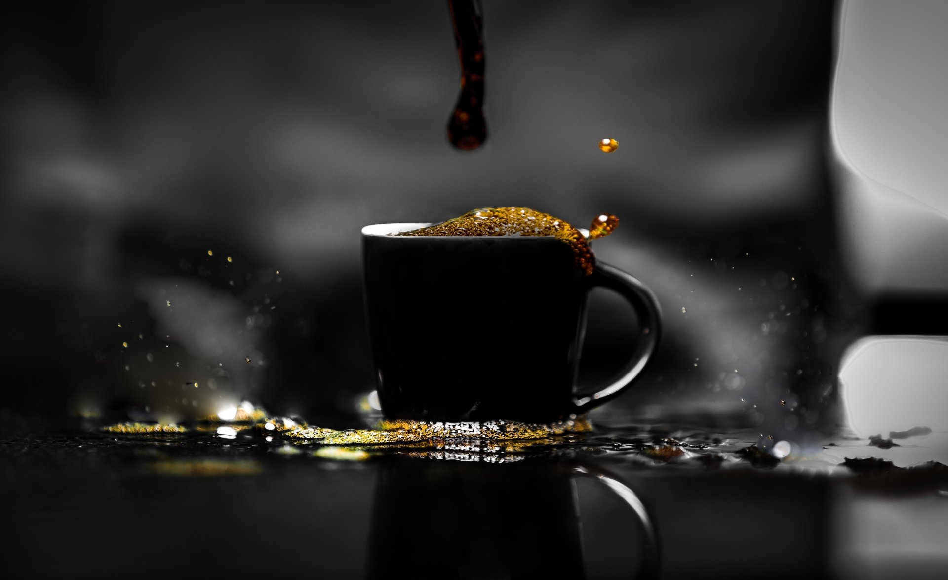 Download Slow Motion Cup Food Coffee 4k Ultra HD Wallpaper