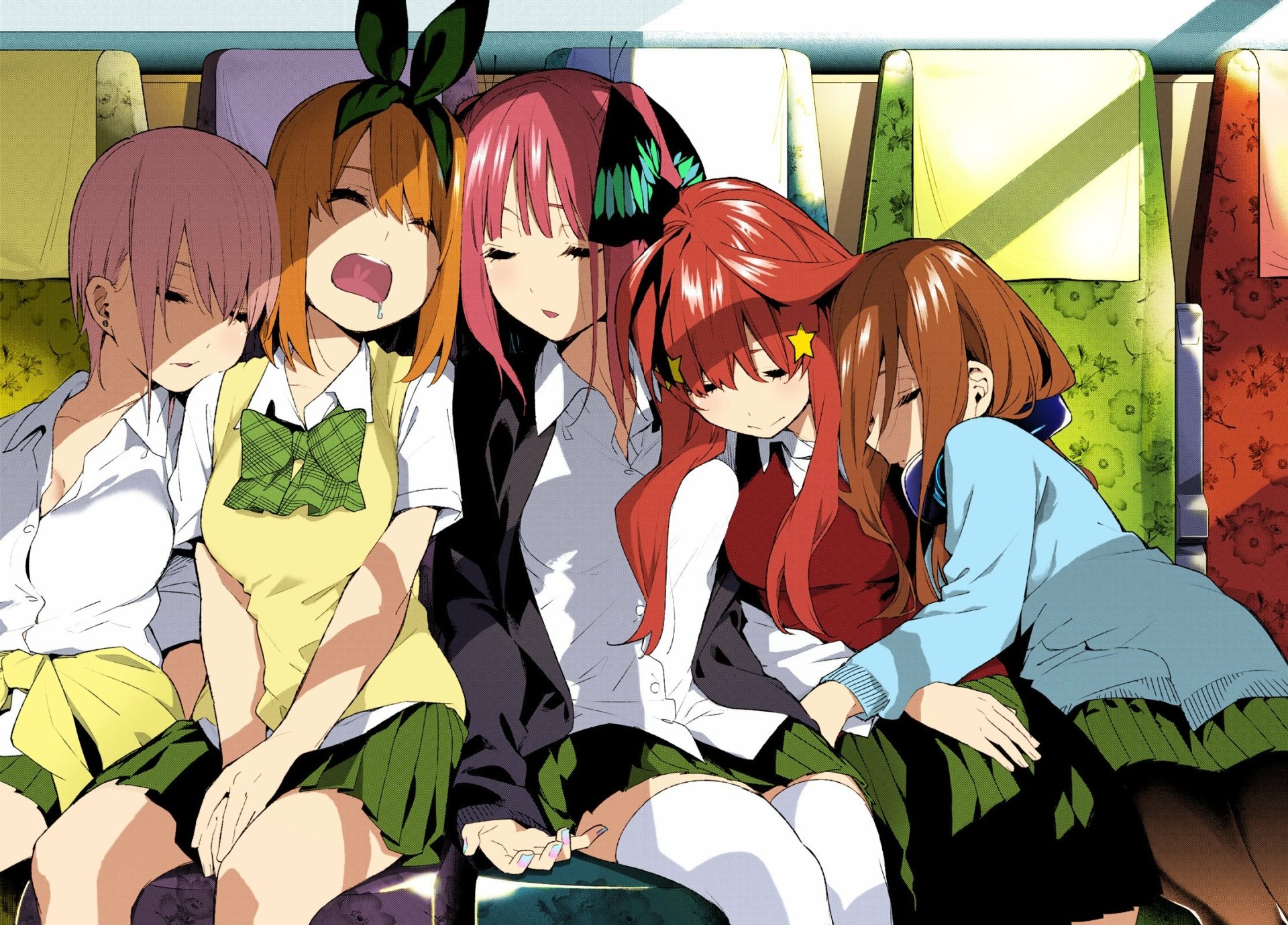 Download Yotsuba Nakano Nino Nakano Miku Nakano Itsuki Nakano Ichika Nakano Anime The