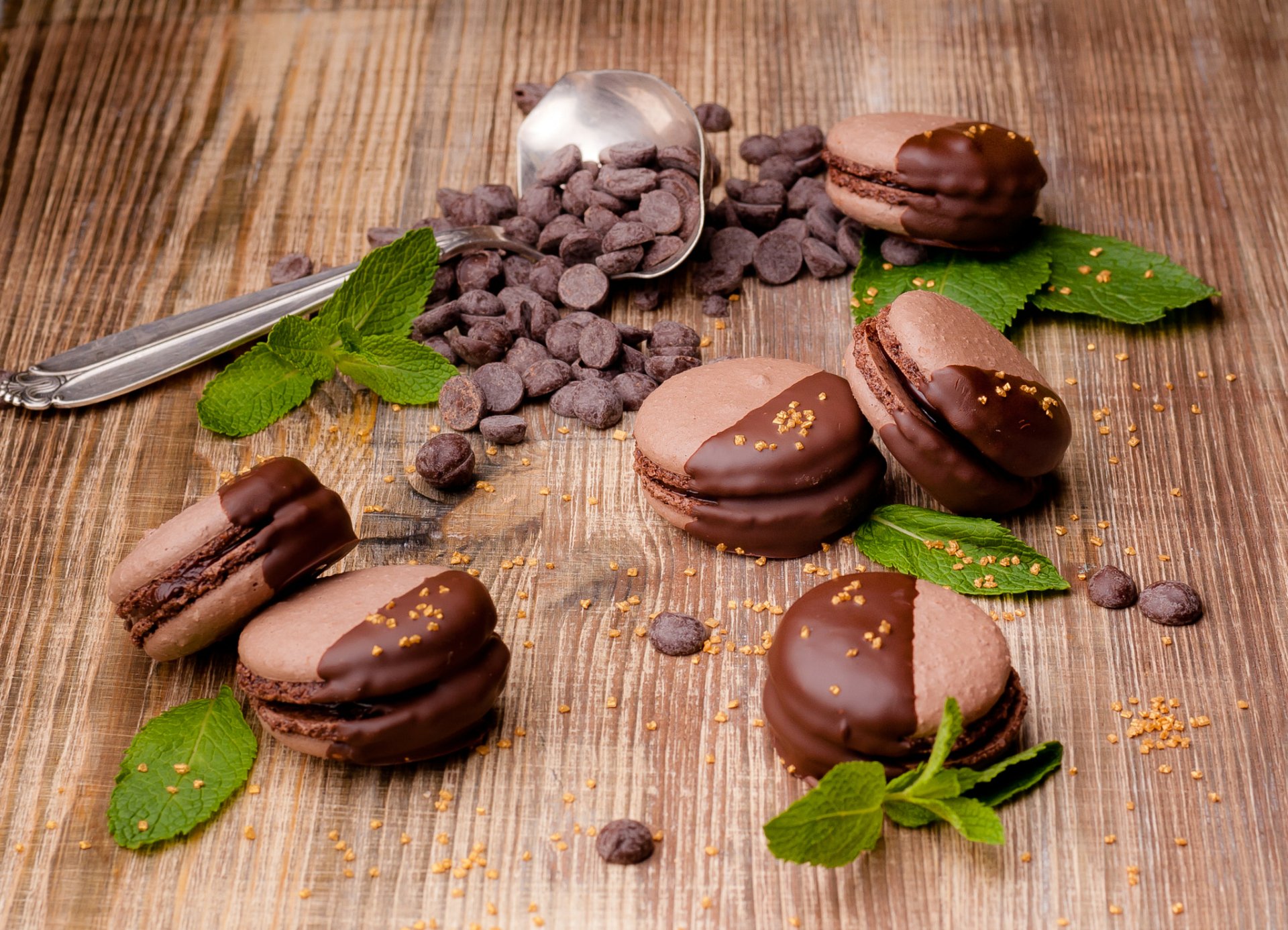 Download Still Life Dessert Sweets Chocolate Food Macaron HD Wallpaper by Dmitry Matasoff
