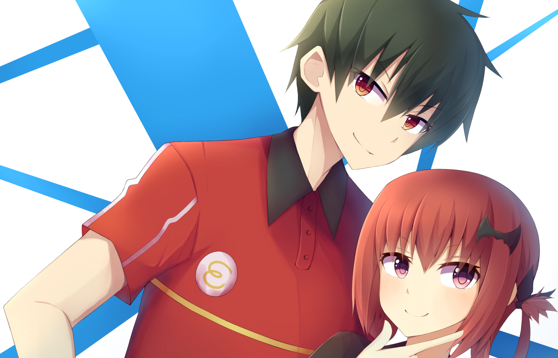 Download Satanichia Kurumizawa McDowell Gabriel DropOut The Devil Is A Part-Timer! Sadao Maou Anime Crossover HD Wallpaper