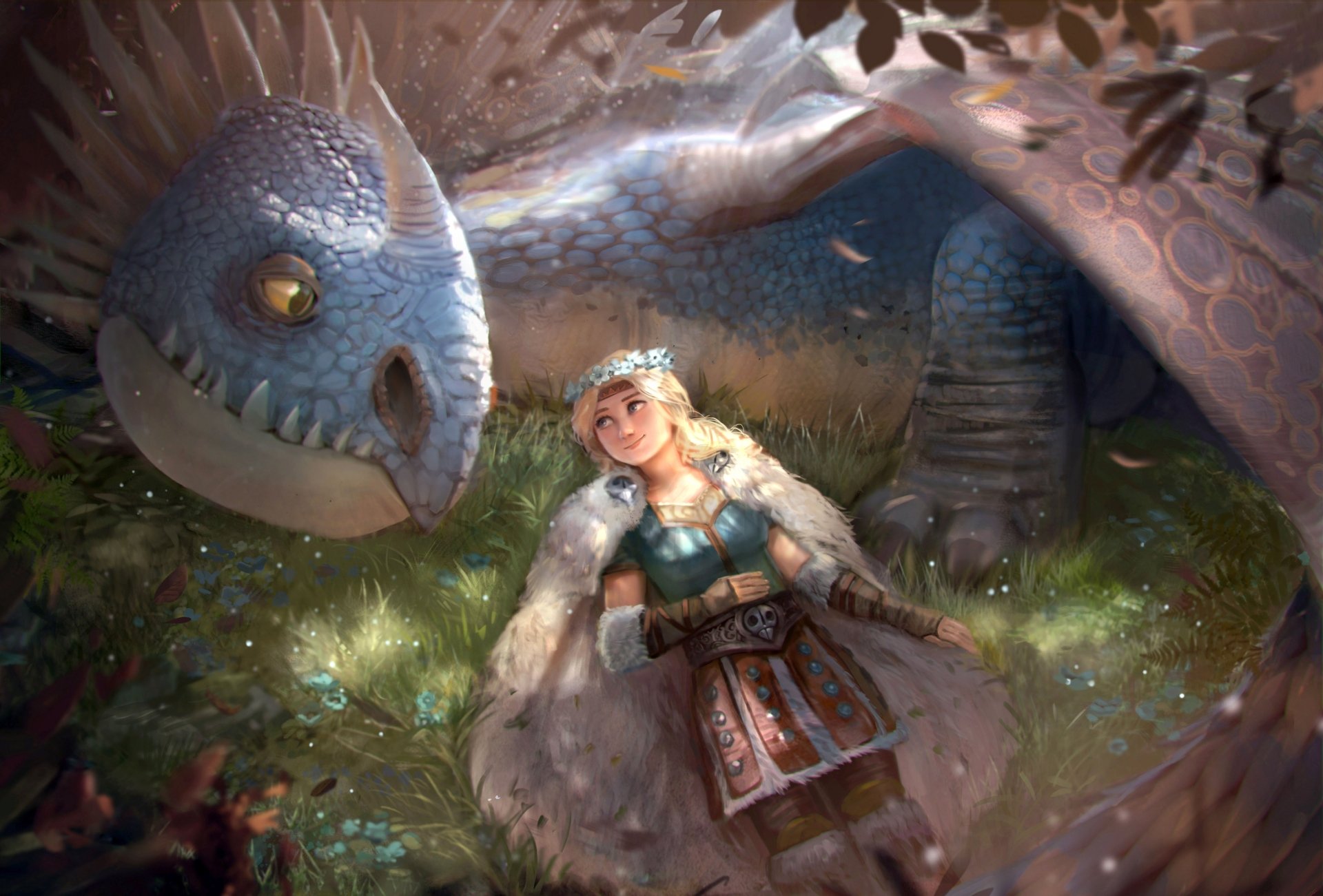 how to train your dragon concept art astrid