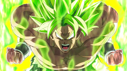 Super Saiyan Green Broly (Dragon Ball) Anime Dragon Ball Super: Broly HD Desktop Wallpaper | Background Image
