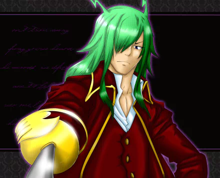 blue eyes Freed Justine green hair Anime Fairy Tail HD Desktop Wallpaper | Background Image