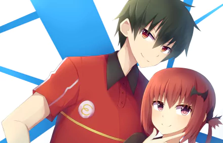 Satanichia Kurumizawa McDowell Gabriel DropOut The Devil Is a Part-Timer! Sadao Maou Anime crossover HD Desktop Wallpaper | Background Image