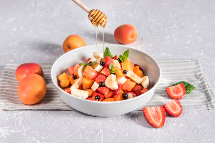 apricot strawberry breakfast food fruit HD Desktop Wallpaper | Background Image